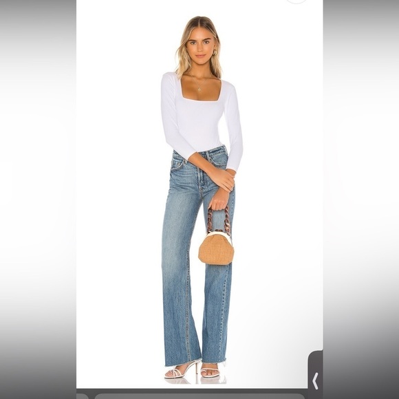 Free People Truth or Square Bodysuit White Size XS NWT - Picture 2 of 6